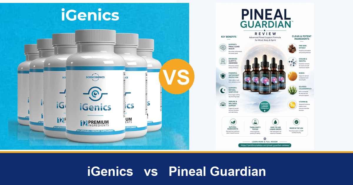 igenics review vs pineal guardian